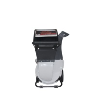 Déchiqueteuse de bois rapide 9HP de haute qualité, broyeur de bois à moteur essence, avec 3 sorties et 1 entrée, entièrement équipée pour l'exploitation forestière