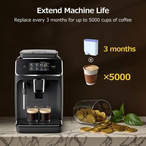 Fully Automatic Water <b>Filter</b> Plastic 3 Pack Dedicated Anti-Lime Scale Compatible for <b>Coffee</b> Machines - Product Image 2
