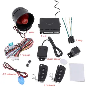 Universal 12V Magical Remote System Keyless Entry System With Remote Sensor Car Alarms