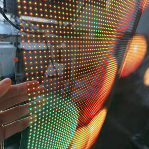 Pantalla LED superfina adhesiva transparente de instalación rápida, película de vidrio, pantalla LED para pared de ventana de - Product Image 6