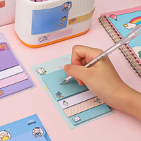 Nouveaux blocs-notes adhésifs écologiques uniques, blocs-notes adhésifs Kawaii, blocs-notes adhésifs avec logo imprimé