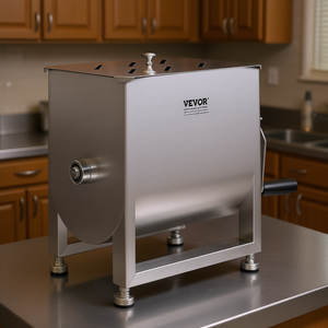 Mezcladora manual de carne Vevor de 30L con tanque de acero inoxidable para uso doméstico - Product Image 2