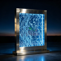 Paravent LED mobile sur mesure pour mariage, effet de danse, mur de bulles d'eau en acrylique pour intérieur, panneau décoratif moderne pour la maison