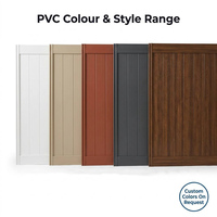 6Ft.Hxw8Ft.W Blanc Offre Spéciale Pas Cher Vinyle Pvc En Plastique Clôture De Confidentialité Pour La Maison Et Le Jardin