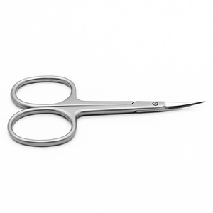 Tijeras profesionales ultrafinas para uñas y cutículas, tijeras curvas para cutículas de acero inoxidable para manicura rusa, punta de hoja afilada - Product Image 5