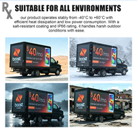 RX Fabrika Fiyatı Açık Hava P5 P8 P10 Kaldırılabilir LED Reklam Statik Kamyon IP65 Mobil Billboard Ekranı 4K HDR10+