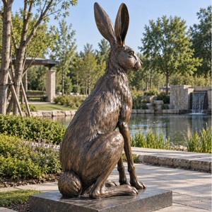 Escultura de Animales de Metal para Decoración de Exteriores, Estatua de Javali de Bronce para Parque, en Oferta - Product Image 2