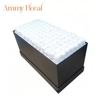 AM-PFC02 Ammy Ge conserveerde Bloem 98 Rozen Rechthoekige Cadeaubox Langdurige Eeuwige Roos Grote Cadeaubox Kerst Huisdecoratie
