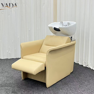 Sillón Lavacabezas Amarillo Brillante YADA para Salón de Belleza, Peluquería y Estética - Product Image 1