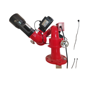 Baichuan flange שלט רחוק גלגל כפול חשמלי מופעל צג אש עבור אש אש צג מים קבוע - Product Image 2
