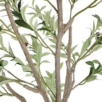 Kunstgroene Olijfboomplanten Met Afneembare Stammen En Stengels Hoge Simulatievruchten
