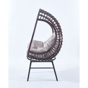 Sedie sospese per camere da letto rattan singolo con gambe supporto per altalena da esterno migliore sedia a uovo doppia all'ingrosso senza gancio - Product Image 3
