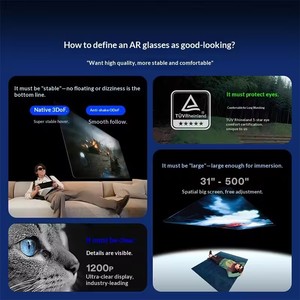 Nuevas Gafas Inteligentes AR XREAL 1S 2026, Conversión Nativa de 2D a 3D, Chip X1 de Desarrollo Propio, Pantalla de Aire de 500 Pulgadas 52 °   FOV en Existencia - Product Image 5