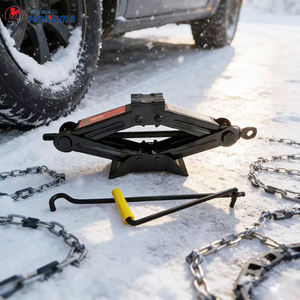 シザーリフトジャッキ 溝付き安定型 1トン ユニバーサル油圧リフト 車用シザージャッキ - Product Image 2