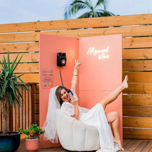 Настраиваемая Свадебная аудио Гостевая книга телефонная будка для видео Оставьте сообщение Свадебные украшения - Product Image 5