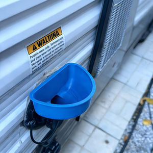 Rv Water Tank Filling Funnel Blue Plastic For Rv Trailers And Campers - Product Image 2