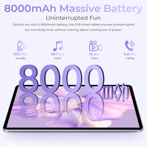 Oukitel ot6 tablette Android 13 10.1 "Màn hình hiển thị chia Tablet máy tính 8000mAh pin 4GB + 64GB Wifi 6 Tablet PC với Stylus - Product Image 5