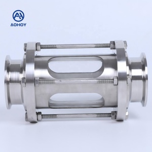 Aohoy Diary Venta al por mayor Fábrica OEM Fabricante de mirillas sanitarias de acero inoxidable tubular de grado alimenticio 304 con abrazadera Tri-Clover - Product Image 2