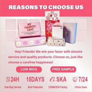 Boîte à sandwich <span class=keywords><strong>rectangulaire</strong></span> avec logo personnalisé, couvercle ciel et terre, papier, <span class=keywords><strong>pâte</strong></span> <span class=keywords><strong>feuilletée</strong></span>, boîte à gâteau - Product Image 5