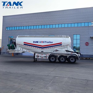 Semi-remorque citerne à ciment en vrac de 30 m³ à 3 essieux avec compresseur d'air de 37 kW, essieux FUWA 13T, ABS WABCO pour le <span class=keywords><strong>transport</strong></span> de matériaux en poudre - Product Image 2