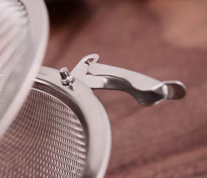 Filtre à thé en acier inoxydable à grandes feuilles mobiles passoires à thé en cristal boule infuseur à thé en acier inoxydable à mailles en vrac pour pot et bouteille - Product Image 5