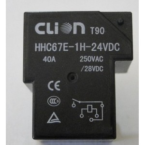 รีเลย์ Clion HHC67E-1H-24VDC 40A 250VAC 28VDC สำหรับเครื่องเชื่อม - Product Image 1
