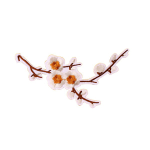 Comercio al por mayor de alta calidad de la muestra libre personalizado coser en la flor applique bordado para la ropa - Product Image 4