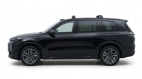 Hochbelastbare Aluminium-Dachträger Querträger für Li Auto L7 2022-2024 2 Stück Schwarz Gepäckträger 100kg