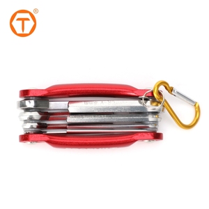 8 in 1 Bicycle Bike Tool Kit Multi Tool Portable Folding Hex-key Hex Key <strong>Allen</strong> <strong>Wrench</strong> <strong>Set</strong> for Basic Home Repair - Product Image 2