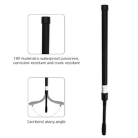 Antena táctica de cuello de cisne TNC macho J plegable de alta calidad 1427-1447MHz omnidireccional para uso en exteriores hecha de fibra de vidrio