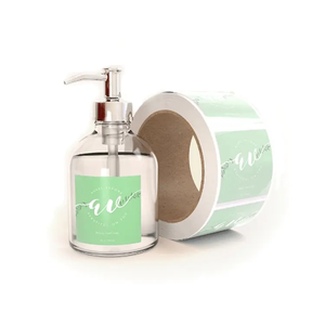 Etiquetas de embalaje de cosméticos personalizadas que imprimen etiquetas de cuidado de la piel completas de plata caliente pegatinas de vinilos impermeables cosméticos - Product Image 5