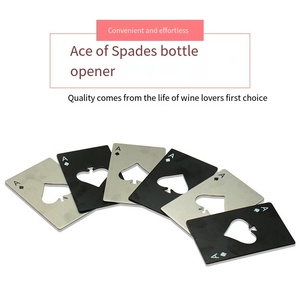 Abridor de Botellas de Cerveza de Acero Inoxidable con Forma de As de Espadas, Tamaño de Tarjeta de Crédito, Herramienta de Bar Portátil con Forma de Carta de Póker - Product Image 4