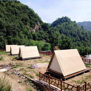 Tente triangulaire de luxe léger de catégorie A, structure en bois, pour <span class=keywords><strong>camping</strong></span>-hôtel, populaire pour l'agglomération touristique, avec accès Internet et options de check-in. - Product Image 4