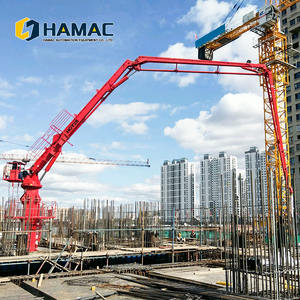 HAMAC Fabriqué en Chine, flèche de distribution de béton hydraulique autoportante mobile 12-32M, distributeur de béton pour la construction - Product Image 6