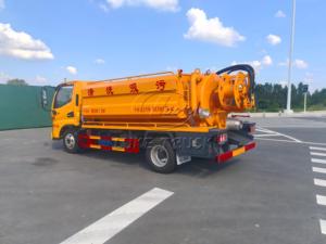 รถดูดฝุ่น JAC Jetting Vacuum Truck สำหรับส่งออก ยอดนิยม ใช้เครื่องยนต์ Yuchai 160 แรงม้า ทำความสะอาดด้วยแรงดันสูง และดูดตะกอน รถทำความสะอาดอเนกประสงค์ - Product Image 3