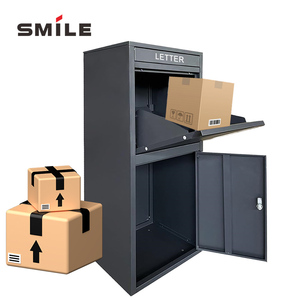 Boîte à colis extérieure en métal Express avec système antivol, capacité 100L, design autoportant - Product Image 3