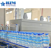 Ligne de production automatique de remplissage d'eau en bouteille, machine de remplissage d'eau minérale en bouteille PET, machine de remplissage d'eau automatique