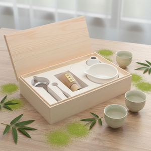 <span class=keywords><strong>Set</strong></span> Cerimoniale per Tè Matcha con Logo Personalizzato, Confezione Regalo in Legno, Kit Professionale 7 Pezzi con Frusta in Bambù <span class=keywords><strong>e</strong></span> Ciotola in Ceramica - Product Image 3