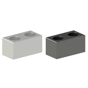 บล็อกกั้นแบบตรง Ant Factory Misumi รุ่น MJ6 1-18 ชุบนิกเกิลดำ บล็อกนำทางแบบเส้นตรง - Product Image 2