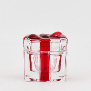 Carré Design Unique mariage Vintage cristal clair <span class=keywords><strong>verre</strong></span> <span class=keywords><strong>photophore</strong></span> ensemble <span class=keywords><strong>de</strong></span> bougeoirs avec couvercle Design <span class=keywords><strong>de</strong></span> noël - Product Image 4