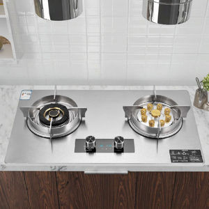 เตาแก๊สตั้งโต๊ะ2หัวแบบฝังบนโต๊ะสำหรับห้องครัวในครัวเรือน - Product Image 1