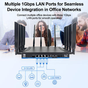 Routeur <span class=keywords><strong>modem</strong></span> 5G haute vitesse avec port SFP fibre, construction composite plastique-métal industrielle - Product Image 4