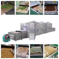Machine industrielle de stérilisation par micro-ondes pour aliments pour animaux de compagnie, séchoir de maturation pour noix et légumineuses, déshydrateur de granulés, usine de transformation