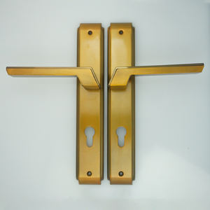 BBDHOME, superventas, puerta de madera para habitación de mercado de África, 275mm de longitud, placa de 2mm de espesor, manija de aluminio, manija de puerta de Panel de hierro - Product Image 1