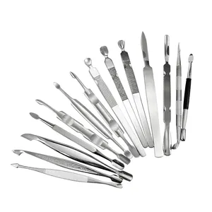 Personal Manicure #GH013B Wholesale Double-side Stainless Steel Nail Cuticle Pusher For Nails