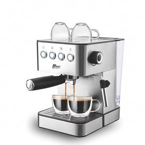 Machine à café expresso semi-automatique électrique compacte 15 bars avec prise EU et mousseur à lait intégré pour cuisine - Product Image 5