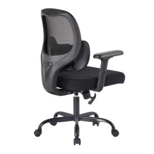 Silla <span class=keywords><strong>de</strong></span> Escritorio Ergonómica <span class=keywords><strong>de</strong></span> Diseño Nuevo <span class=keywords><strong>para</strong></span> Niños y <span class=keywords><strong>Adolescentes</strong></span>, Color Negro, <span class=keywords><strong>para</strong></span> Oficina en Casa, con 180 °   Soporte Lumbar Dinámico con Reposabrazos Ajustables - Product Image 4