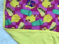 Coperta per Bambini in Tessuto di Bambù Traspirante con Stampa Personalizzata, Scatola Misteriosa RTS, Vendita all'Ingrosso, Coperta Colorata con Cartoni Animati per Bambini, Blind Box