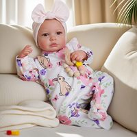 Poupées Bébé Reborn Babeside Carina 20'' (50 cm) Réalistes et Économiques avec Sucette, pour Filles