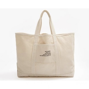 Bolsas de Mano Promocionales de Lona de Algodón con Cierre de Botón, para Uso Diario, Compras Navideñas, Todas las Temporadas - Product Image 1